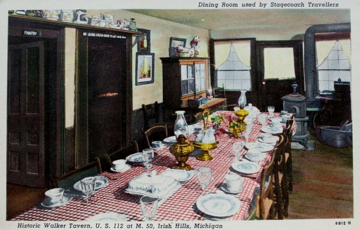 Irish Hills Area - Pioneer Dining Room At Walker Tavern (newer photo)